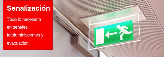 Señalización de seguridad, protección y evacuación